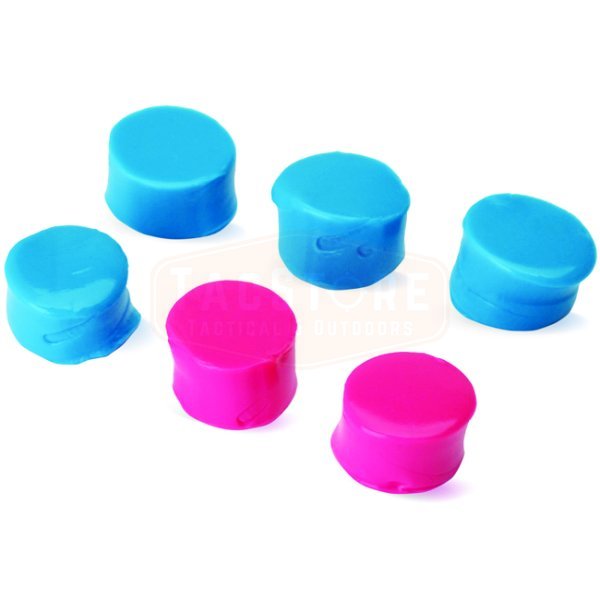 Walkers Silicone Ear Plugs 3 Pack - Pink / Teal
