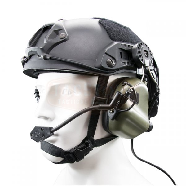 Earmor M32H MOD3 Tactical Hearing Protection Helmet Version Ear-Muff - Foliage Green