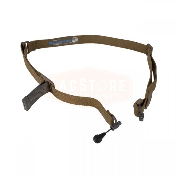 Blue Force Gear Vickers 221 Sling Unpadded RED Swivel - Coyote Brown