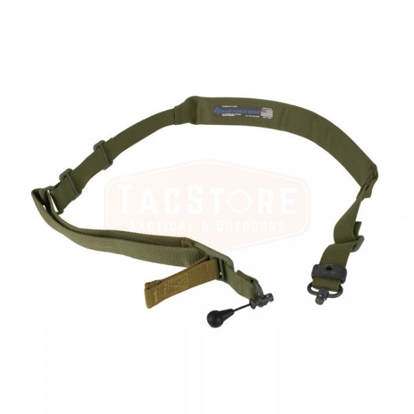 Blue Force Gear Vickers 221 Sling Padded RED Swivel - Olive