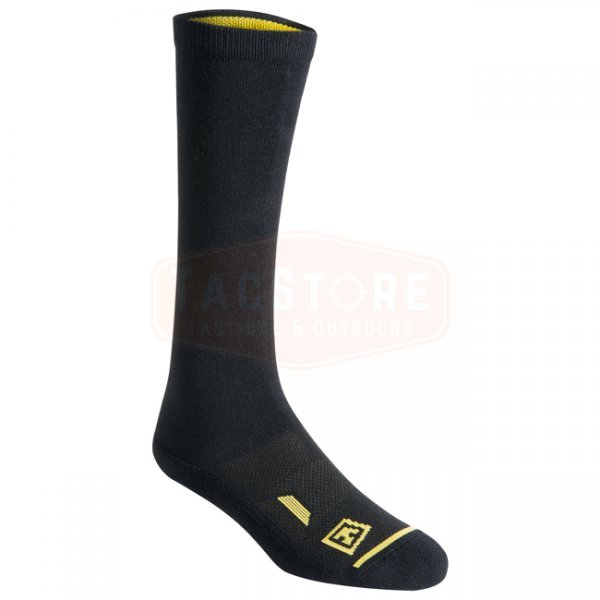 First Tactical Cotton 9 Inch Duty Sock 3-Pack - Black - S/M