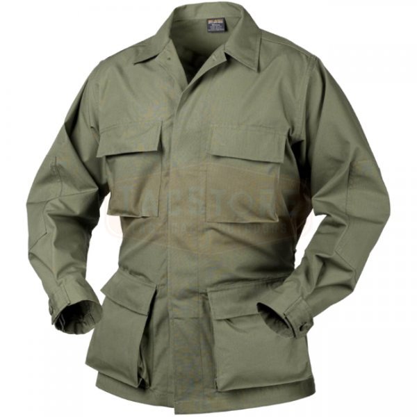 Helikon BDU Battle Dress Uniform Shirt PolyCotton Ripstop - Olive Green - 2XL