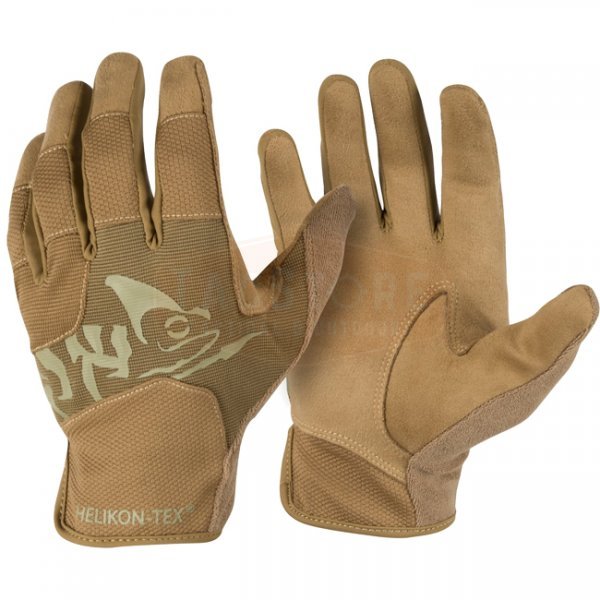 Helikon All Round Fit Tactical Gloves - Coyote / Adaptive Green A - S