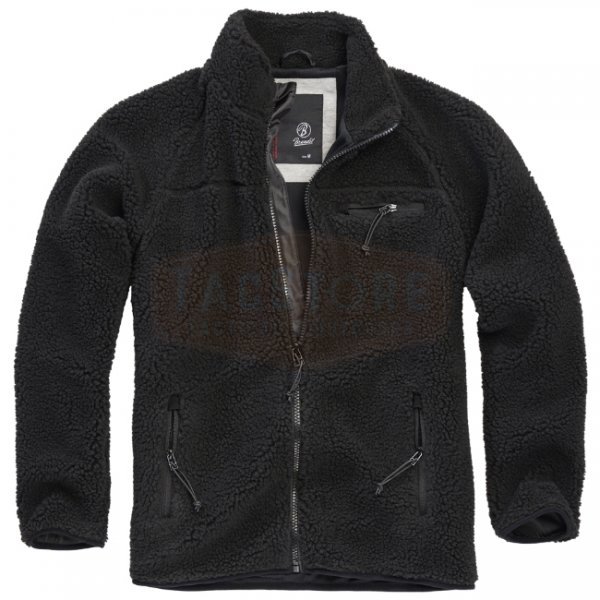 Brandit Teddyfleece Jacket - Black - 2XL