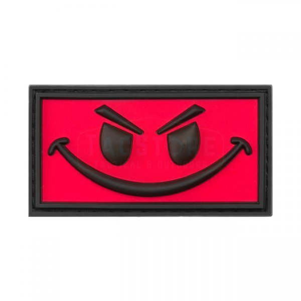 JTG Evil Smile Rubber Patch - Red