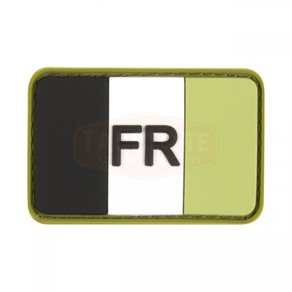 JTG France Flag Rubber Patch - Forest