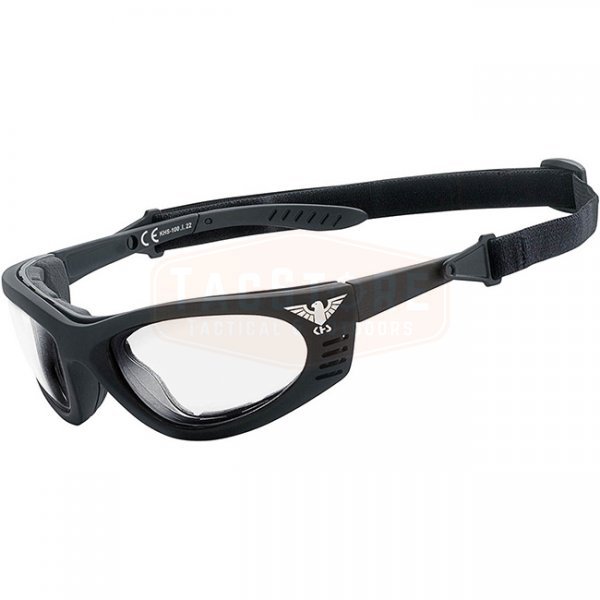 KHS Army Sports Glasses KHS-100 Clear - Black