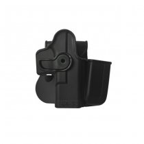 IMI Defense Roto Polymer Holster & Magazine Pouch Glock RH - Black