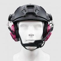 Earmor M32H MOD3 Tactical Hearing Protection Helmet Version Ear-Muff - Pink