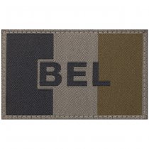 Clawgear Belgium Flag Patch - RAL 7013