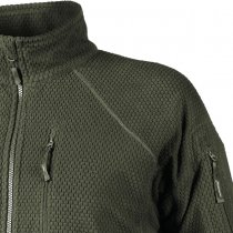 Helikon Alpha Tactical Grid Fleece Jacket - Olive - 3XL