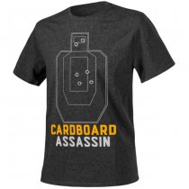 Helikon T-Shirt Cardboard Assassin - Melange Black-Grey - 3XL