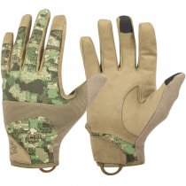 Helikon Range Tactical Gloves - PenCott WildWood / Coyote A - XL