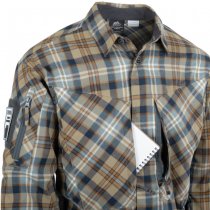 Helikon MBDU Flannel Shirt - Slate Blue Checkered - M