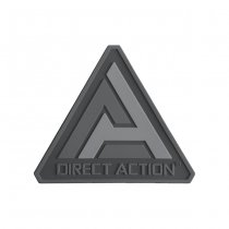 Direct Action PVC Logo Patch - Black