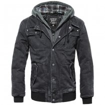Brandit Dayton Jacket & Sweathood - Black - XL