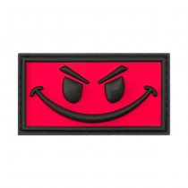 JTG Evil Smile Rubber Patch - Red