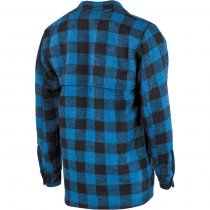 FoxOutdoor Lumberjack Shirt - Blue & Black Plaid - 2XL