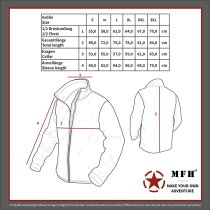 MFHProfessional COMBAT Fleece Jacket - Black - 3XL