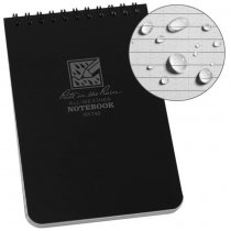 Rite in the Rain Polydura Top-Spiral Notebook 4 x 6 - Black