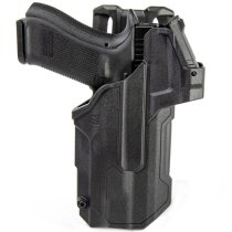 Blackhawk T-Series L2D RDS Duty Holster Glock 17/19/22/23/31/32/45/47 TLR-1/2 RH - Black